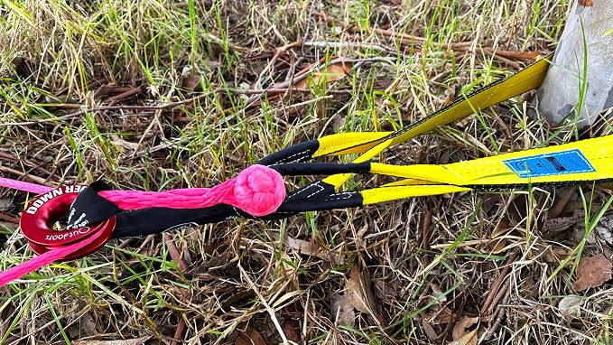 DOWN UNDER OUTDOORS Heavy Duty Game/Log/4x4 Recovery Kit, Deer Drag, 550 ft of - Image 9