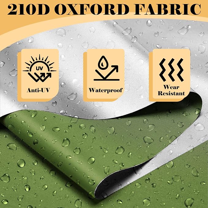 Bike Storage 7.3 x 5ft, Outside Storage Waterproof Oxford Fabric - Image 6