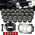 20 Pods 540 LEDs White Rock Lights by AutoBuero