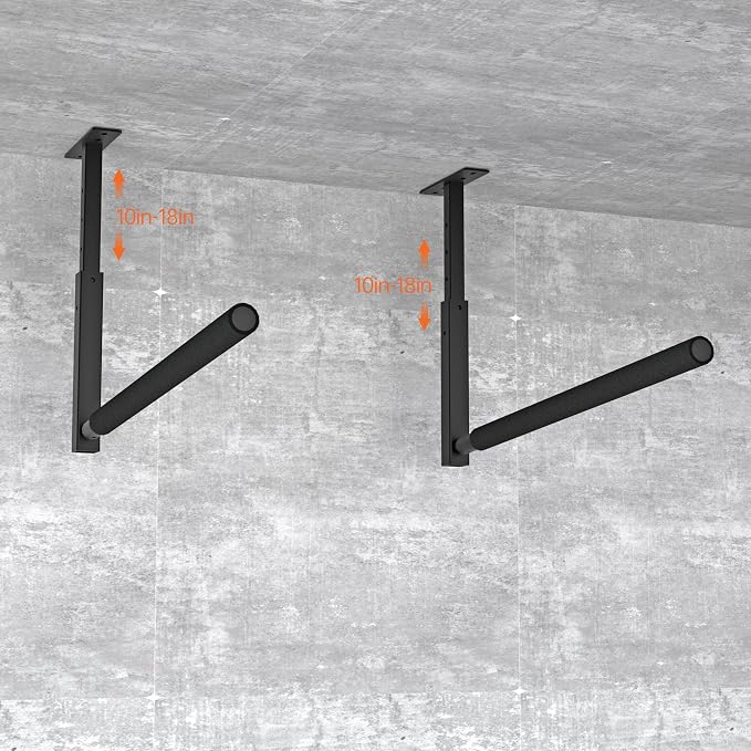 Adjustable Ladder Ceiling Rack, Kayak Overhead Garage Storage Rack, Garage - Image 2