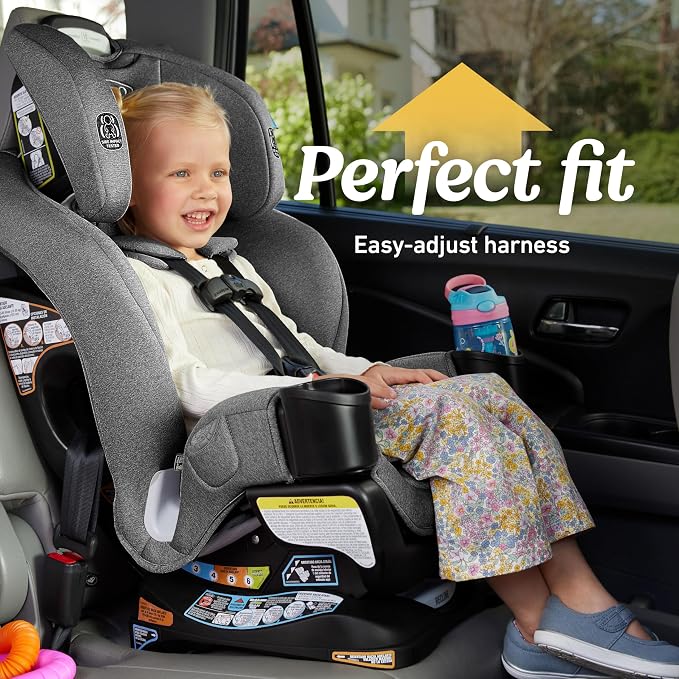 Graco Extend2Fit Convertible Baby Car Seat, Rear and Forward Facing, Adjustable - Image 6