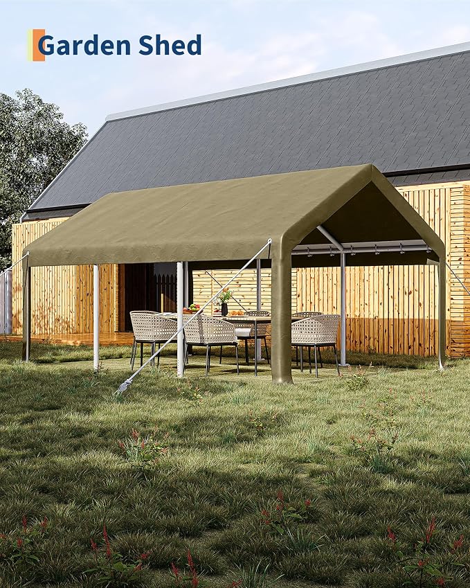 12x20 Ft Carport, Car Port - Image 4