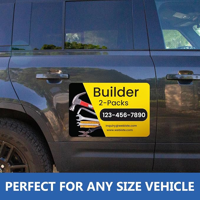 Custom Car Magnet Signs for Businesses 2 pk - Image 7
