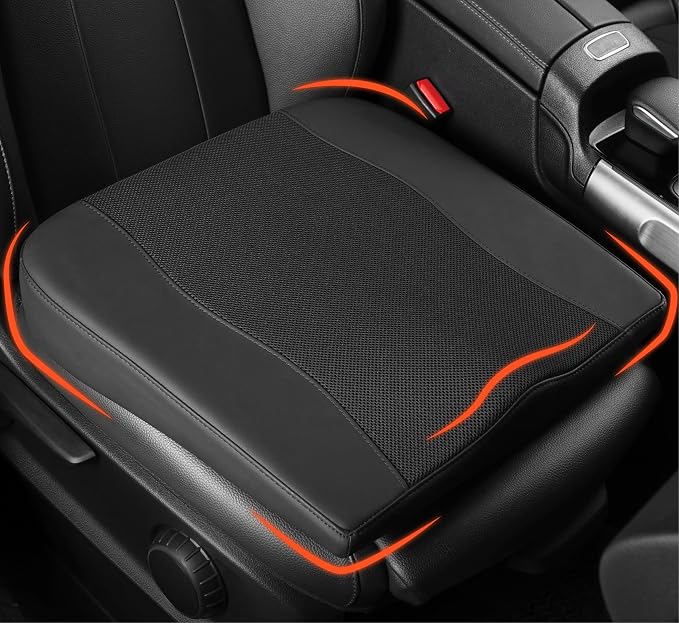Car Seat Cushion, Comfort Memory Foam Car Cushions by LoftyAim