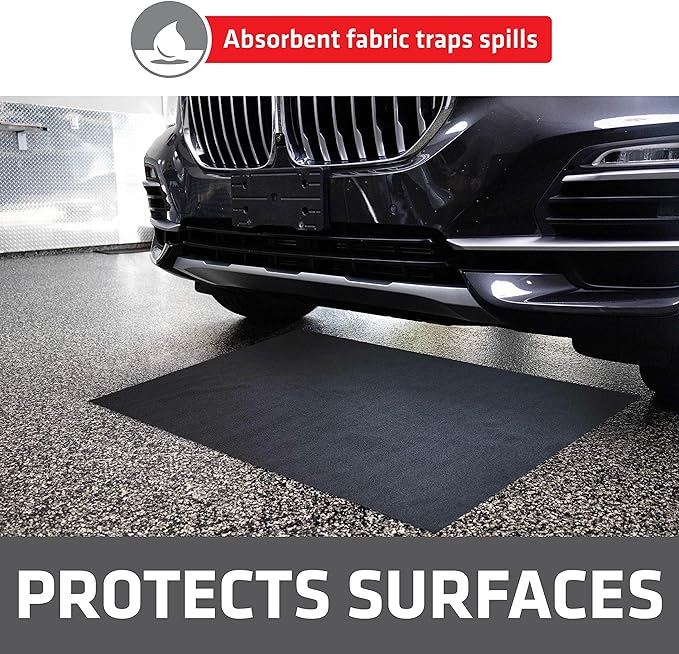 Drymate XL Oil Spill Mat, Premium Absorbent Oil Pad, Waterproof Backing - Image 3
