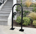 Sandbaggy In Ground Bike Rack | U Shaped, Commercial, 1 Loop, Galvanized Steel by Sandbaggy