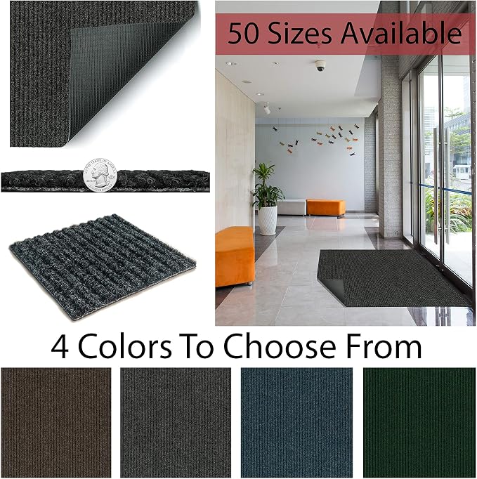Heavy Duty Durable All Weather Indoor/Outdoor Non Slip Entrance Mat Rugs and - Image 3