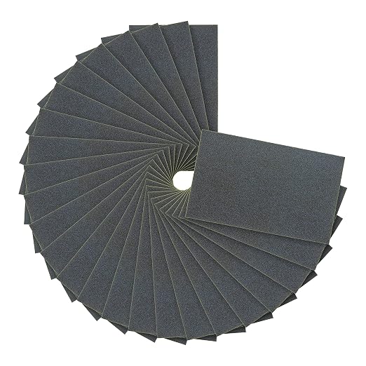 Dura-Gold Premium 120 Grit Wet or Dry Sandpaper Sheets, 5-1/2" x 9", Box of 15 - Image 2