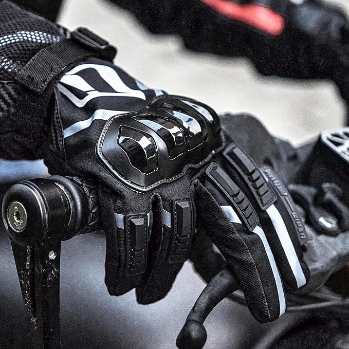 Motorcycle Gloves, Waterproof, Touch Screen, Men's Winter Gloves, Snowmobile - Image 6